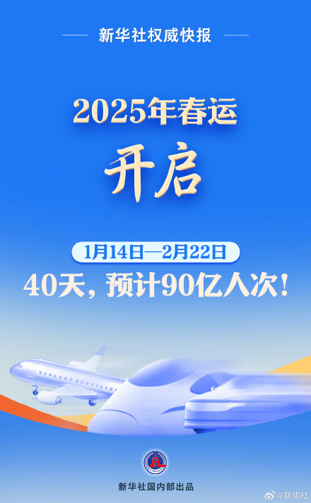 2025年春运开启! 2025年春运开启!