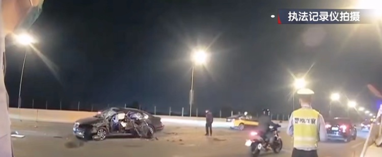 醉驾+超速+逆行，男子在北京广渠快速路上连撞两车！判了！