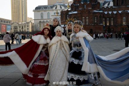 旅拍火热！尔滨三步一公主五步一女王