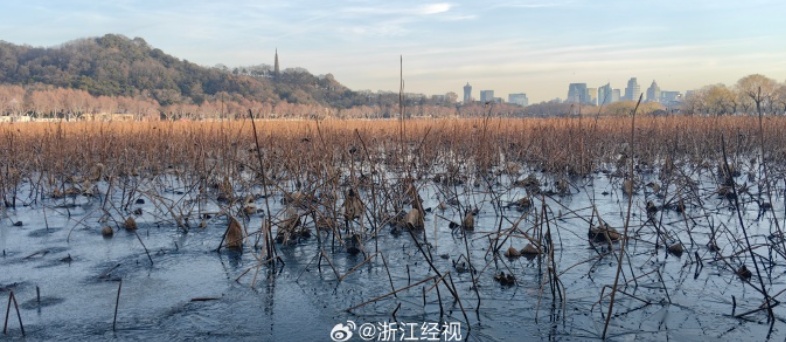 刚刚，西湖结冰了！杭州人挺住，接下来狂飙22℃......