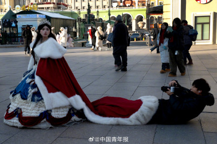 旅拍火热！尔滨三步一公主五步一女王