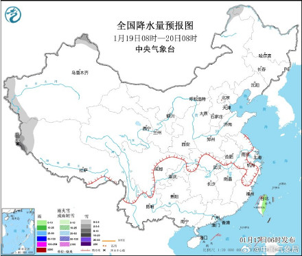 全国大部地区降水稀少 气温偏高