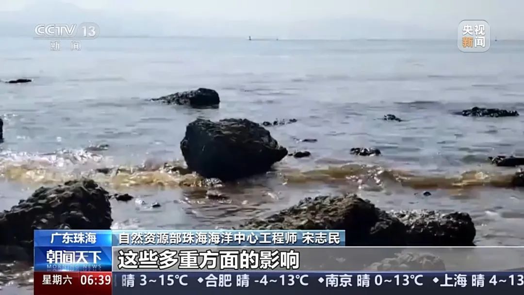 珠海近岸多地水色异常,当地紧急提醒 珠海近岸多地水色异常,当地紧急提醒