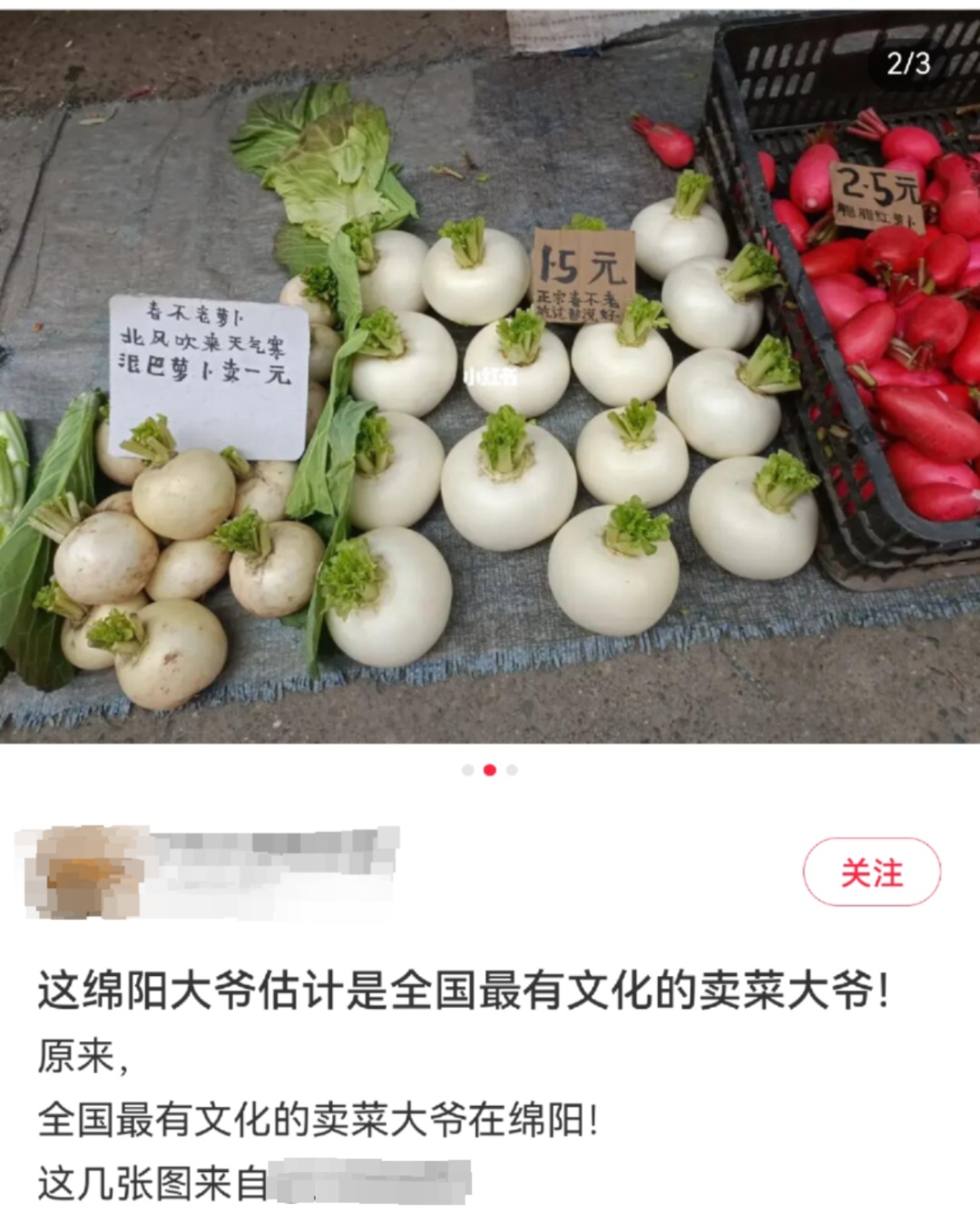 “最会写打油诗的卖菜大爷”出现了！不在意嘲笑，开心就好