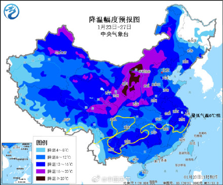 节前大寒潮将至！今冬来最强雨雪降温来袭 春运返乡需警惕