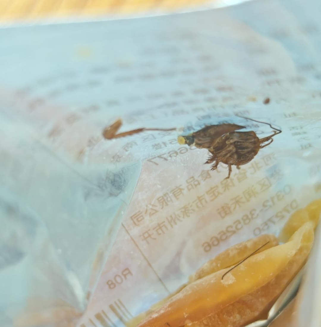 孕妇称吃出死蟑螂,无印良品回应! 孕妇称吃出死蟑螂,无印良品回应!