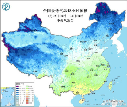大范围寒潮雨雪过程即将到来！注意春运交通安全！