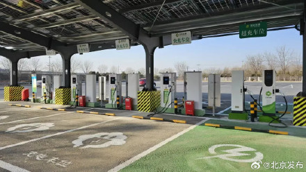 提效25%！北京高速服务区首座600kW液冷超充站投用