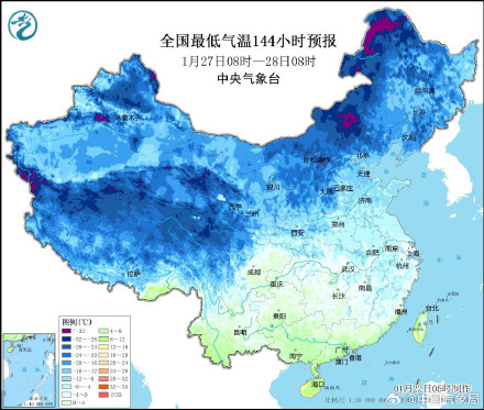 大范围寒潮雨雪过程即将到来！注意春运交通安全！