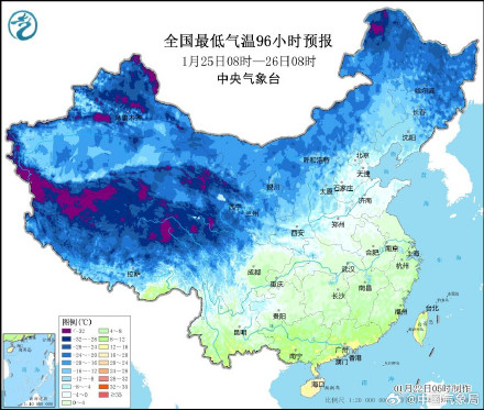 大范围寒潮雨雪过程即将到来！注意春运交通安全！