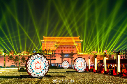 璀璨！长安灯会一亮灯年味儿就来了