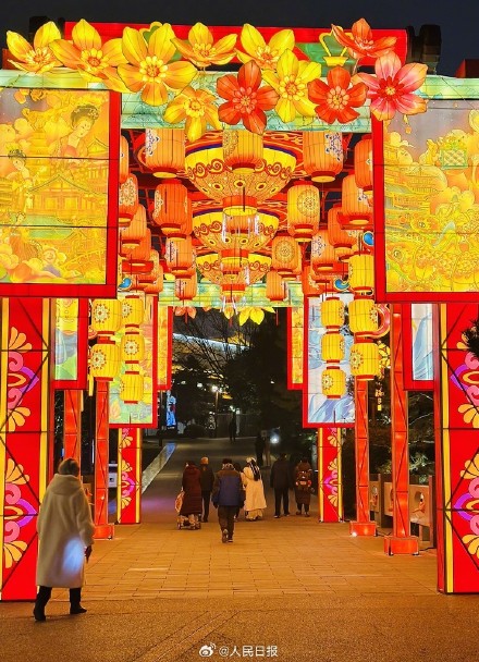 璀璨！长安灯会一亮灯年味儿就来了