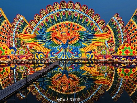 璀璨！长安灯会一亮灯年味儿就来了