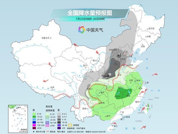 寒潮+暴雪,未来三天春运返乡要留意!全国天气一览 寒潮+暴雪,未来三天春运返乡要留意!全国天气一览