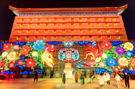 璀璨！长安灯会一亮灯年味儿就来了