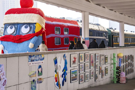 可爱！穿上毛衣的火车有多萌