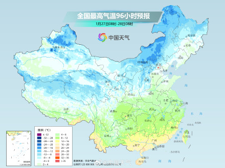 寒潮来袭降温图都冻紫了 北方多地气温跳水天寒地冻