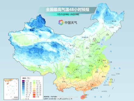 寒潮来袭降温图都冻紫了 北方多地气温跳水天寒地冻