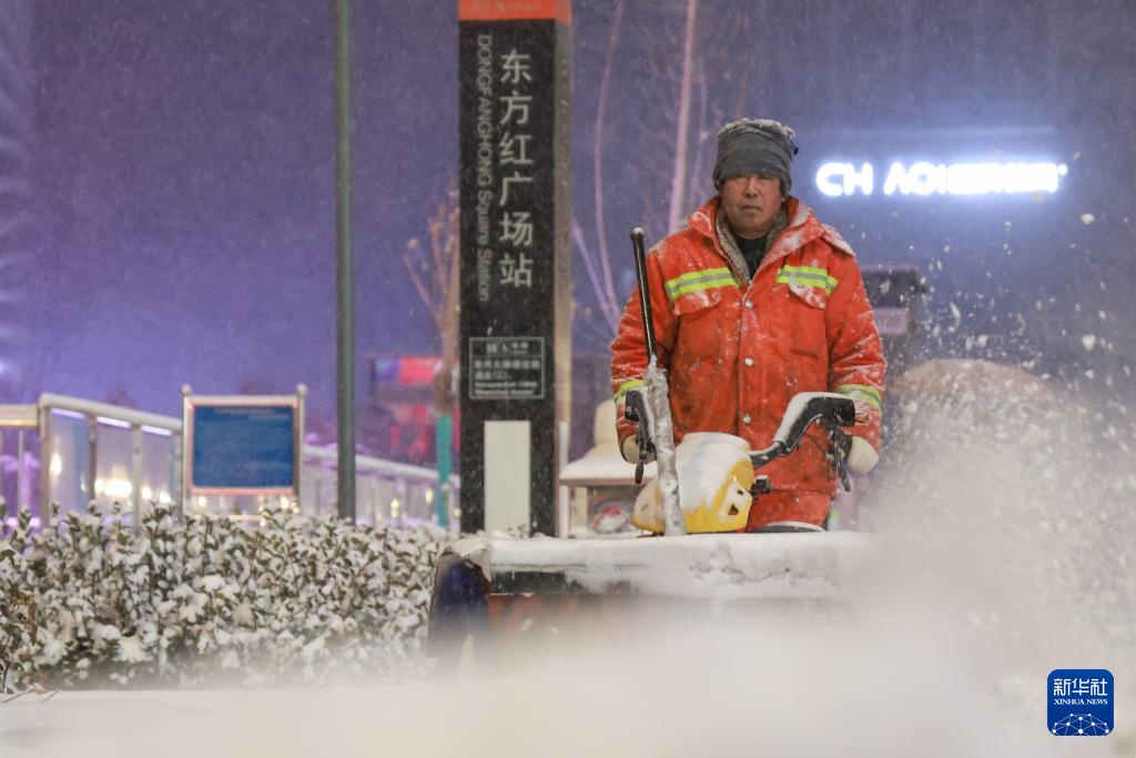 甘肃多地迎来降雪