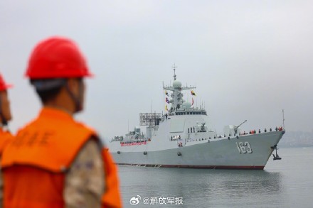 中国海军第46批护航编队完成任务返回湛江