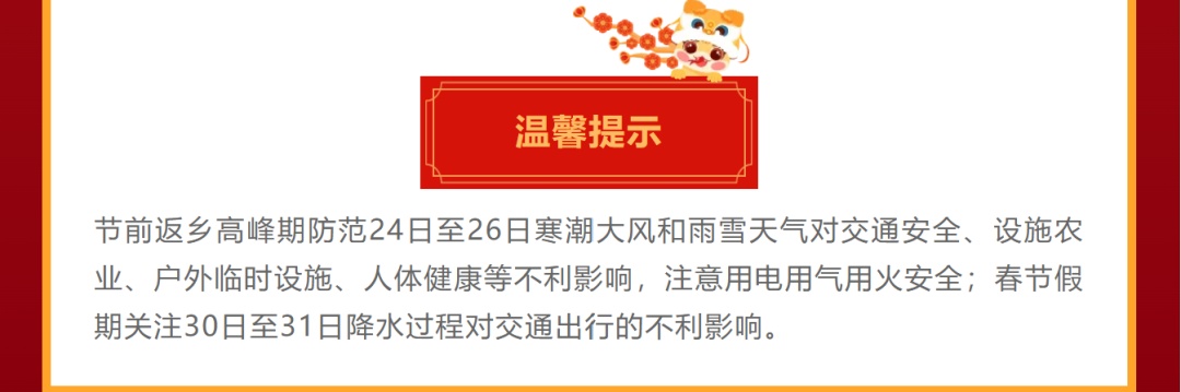 2025湖北春节假期天气如何?速看! 2025湖北春节假期天气如何?速看!