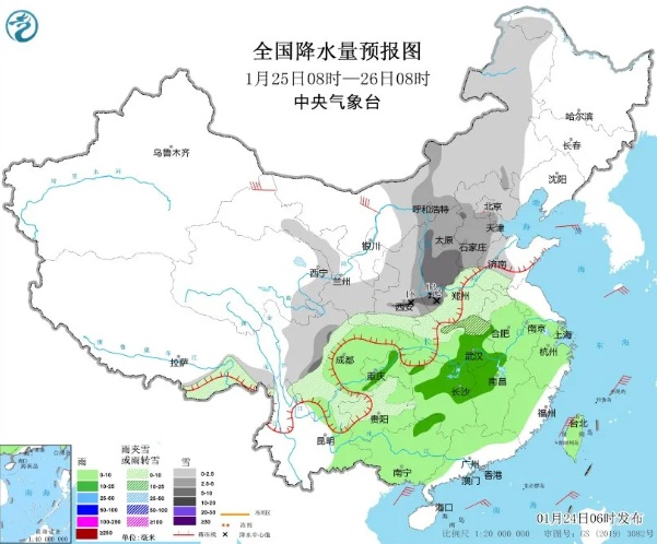 暴雪+寒潮来袭、气温骤降超20℃