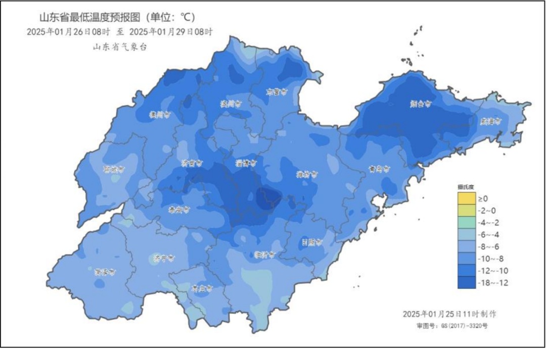 三预警齐发！最低-12℃！中到大雪局部暴雪！今夜起，山东迎大范围雨雪！