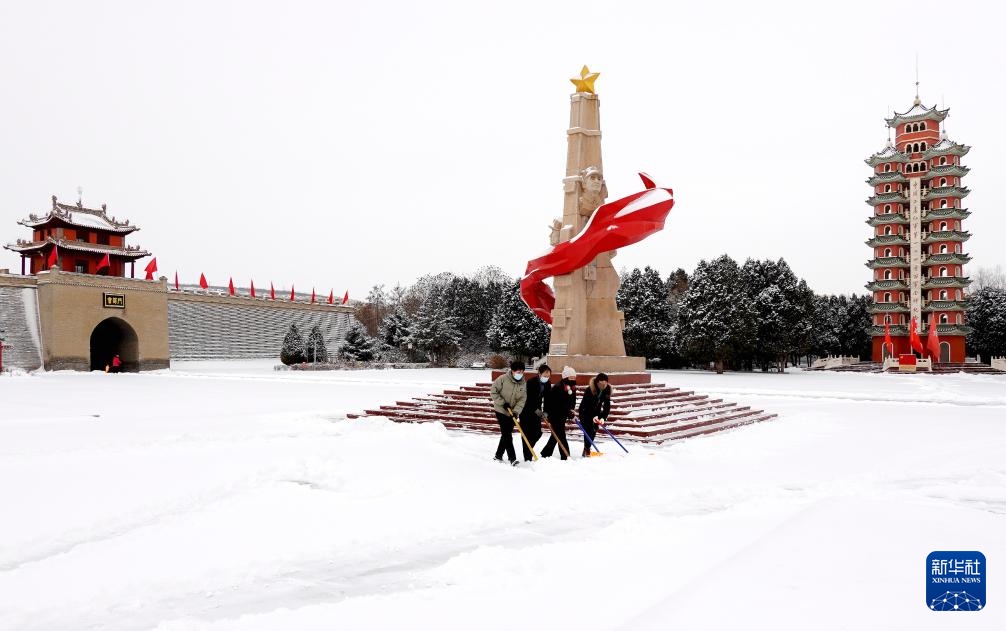 甘肃多地迎来降雪