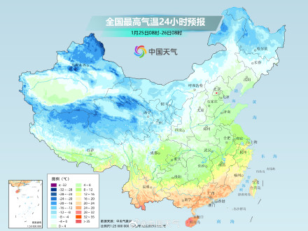 今后三天寒潮继续东移南下 北方降温猛烈局地降幅可超20℃