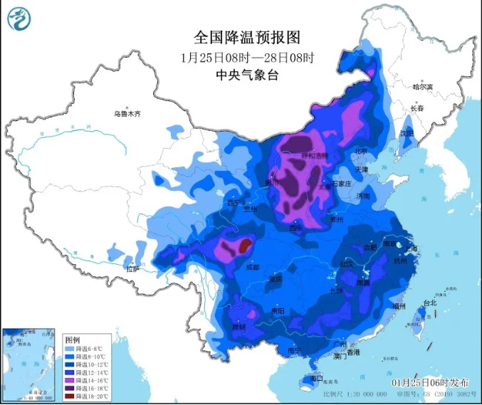 强降温来袭！四川局地降温超14℃，成都春节天气→