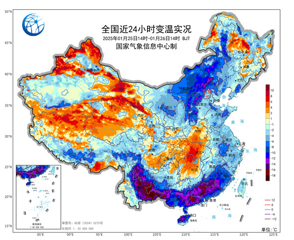 寒潮深入南下，还要继续冷下去？春节还有大范围雨雪？