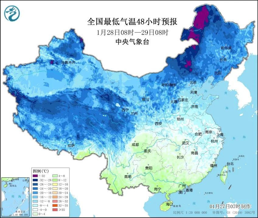 跌破0℃！部分地区或有严重冰冻！春节上海迎晴冷干净年，初三前后降雨明显