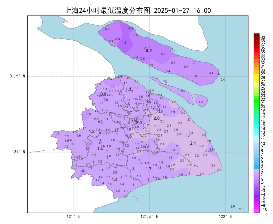 跌破0℃！部分地区或有严重冰冻！春节上海迎晴冷干净年，初三前后降雨明显