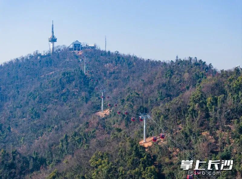 岳麓山新索道，今日试运行！