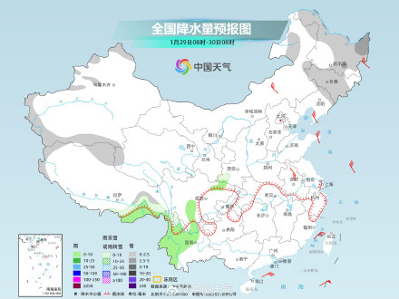 今明两天东北地区持续降雪 大年初二大范围雨雪过程开启