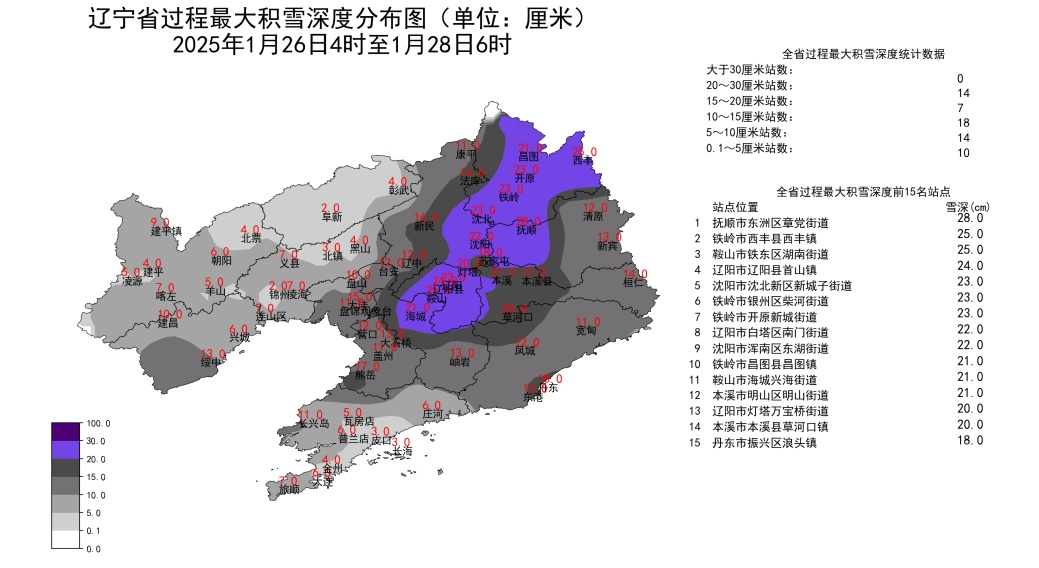 看看你家雪量排第几？今天多地仍有中雪