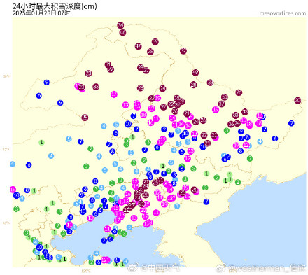 辽宁多地降雪量破纪录