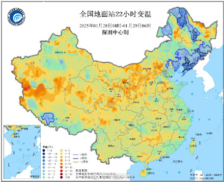 除夕全国大部气温回升 雨雪稀少