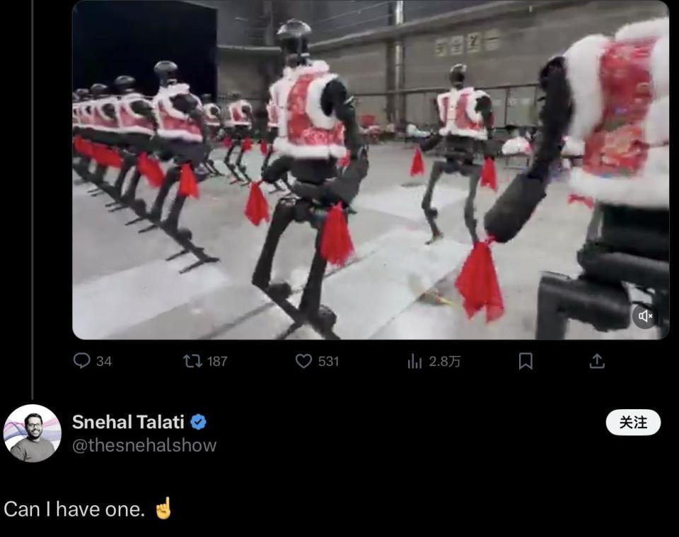 全世界都在过中国年，外国人被春晚机器人扭秧歌震撼到了