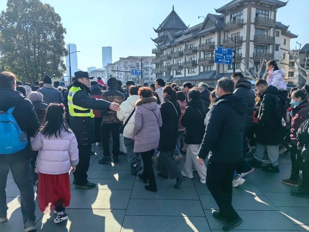 春节假期前三天上海多个景点“人从众”，这个郊区“水集”人流堪比市区