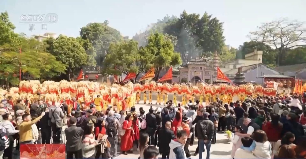 金龙巡游贺新春 澳门居民游客共庆春节