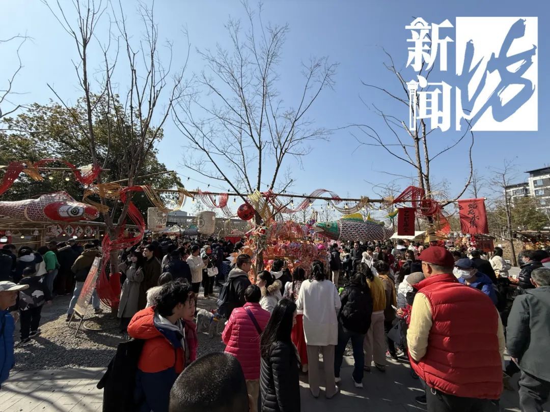 春节假期前三天上海多个景点“人从众”，这个郊区“水集”人流堪比市区