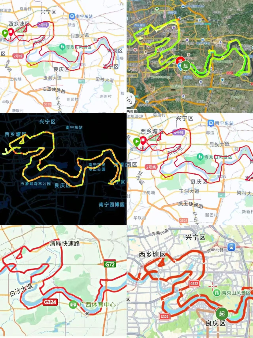 收藏！沿着南宁这条线路骑行，竟可以“画蛇”→