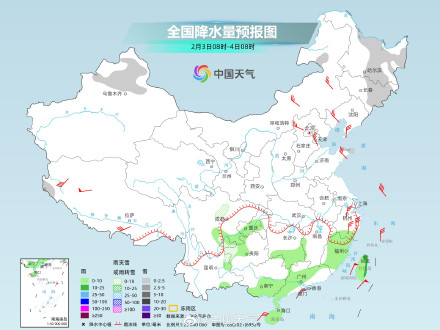 今明两天中东部大范围降水持续 后天降雨普遍停歇全国以晴为主