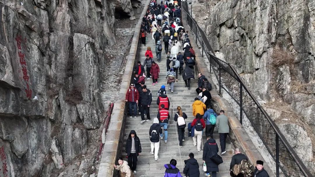 泰山登顶新神器!这款机器人已悄悄上线试运行 泰山登顶新神器!这款机器人已悄悄上线试运行