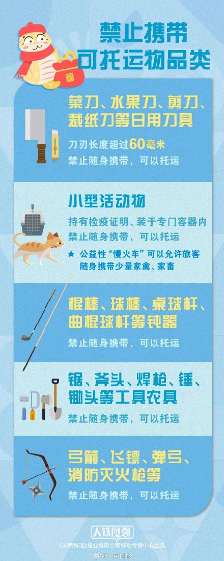 收好！坐火车返程能带米酒海鲜熟食吗