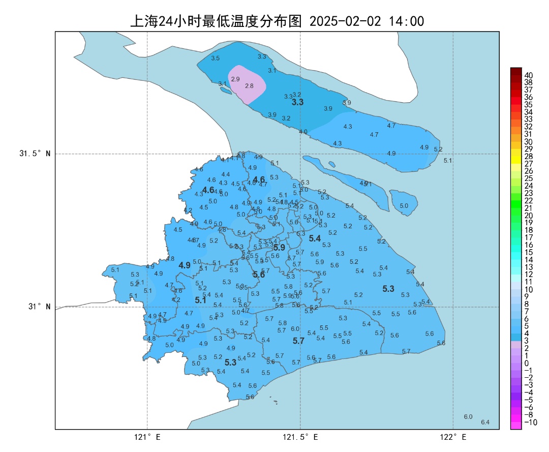 冷空气逐渐南下，上海多区已发布寒潮蓝色预警！下周二郊区有冰冻或严重冰冻