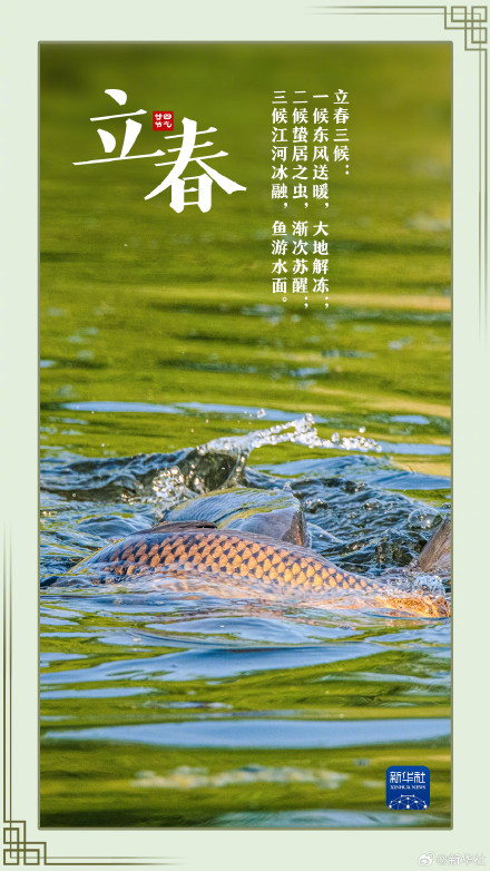 今日立春万物复苏