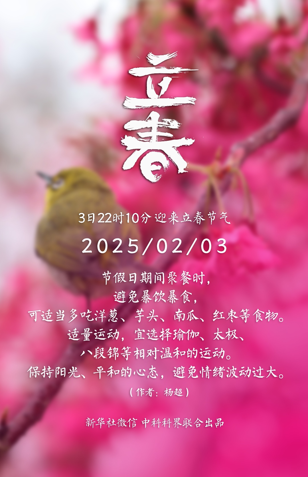 立春！祝你春风得意