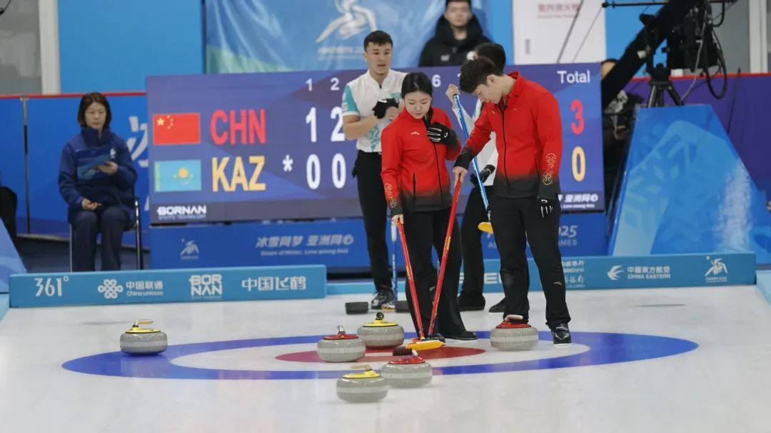 开门红！韩雨/王智宇为中国代表团打响亚冬会头炮